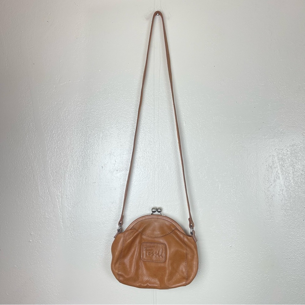 Fossil Tan Leather Women's Bag - Picture 7 of 12
